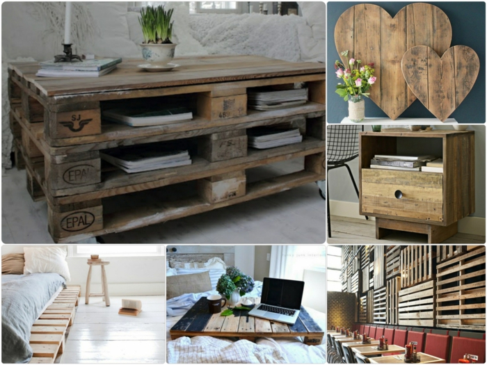 Nábytek-of-palet, dřevo DIY nápady-europalet-koupit