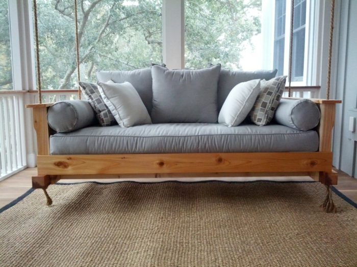 møblerne selv opbygge en sving sofa veranda