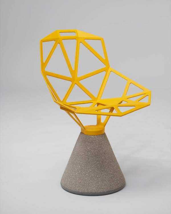 家具设计师Konstantin Grcic设计师椅子黄色