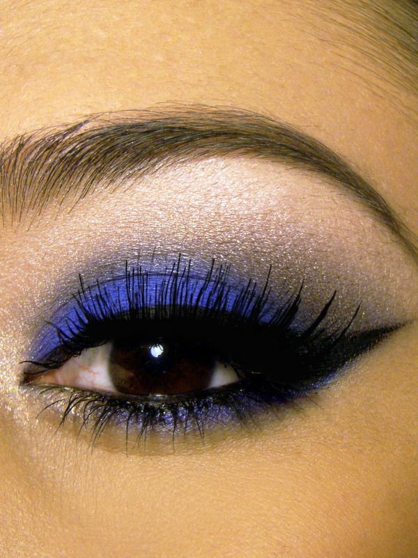 make-up tips ogen paarse eyer voering