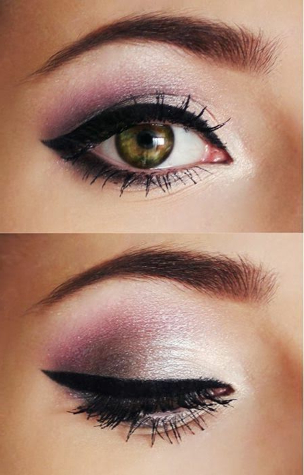 make-up tips ogen zwarte eyeliner oogschaduw