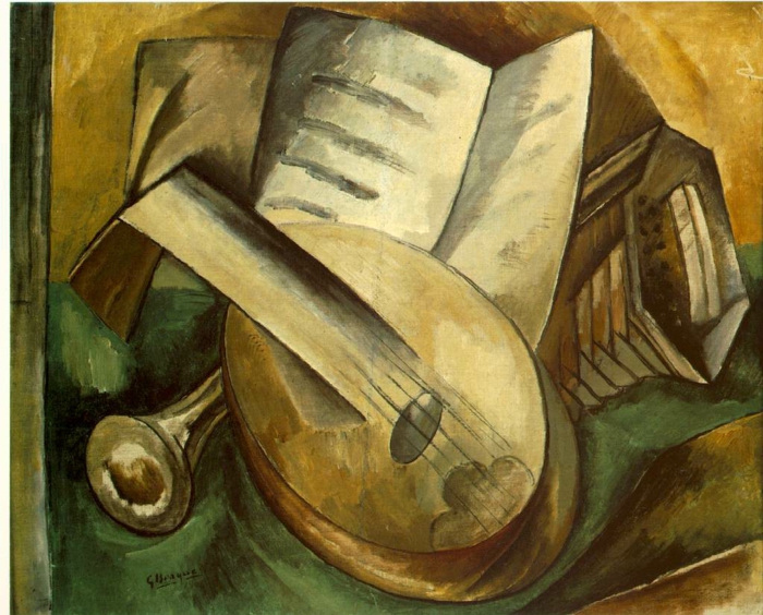 ζωγράφος Georges Braque έργα τέχνης κυβισμό χαρακτηριστικά
