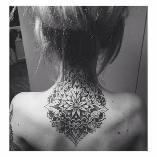 mandala tattoos lotus mandala back pattern