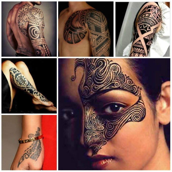 毛利人的纹身思想女人男性纹身