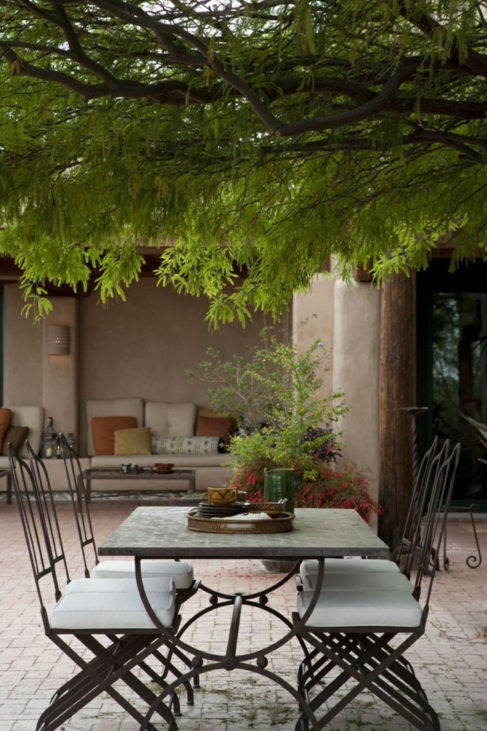 design mediterranean garden design dining area