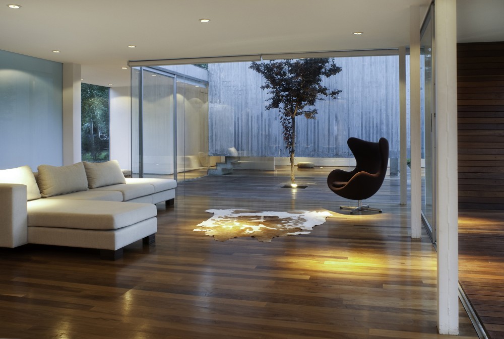 minimalistický designový nápad moderní moderní obytný prostor
