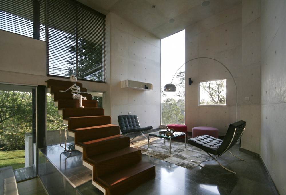 escaliers intérieurs minimalistes design de luxe moderne