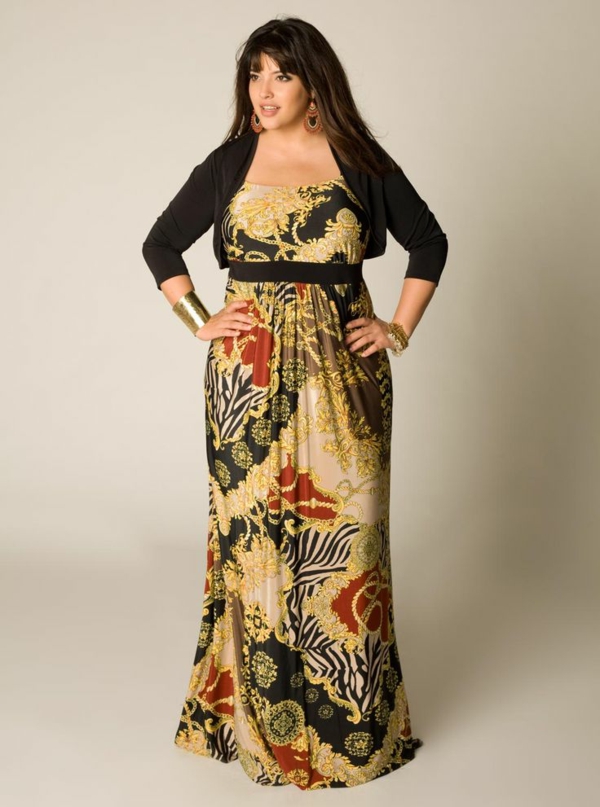 fashion for chubby young ladies nice long dress