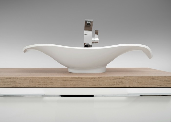 כיור אמבטיה מודרנית לשקוע יחידה