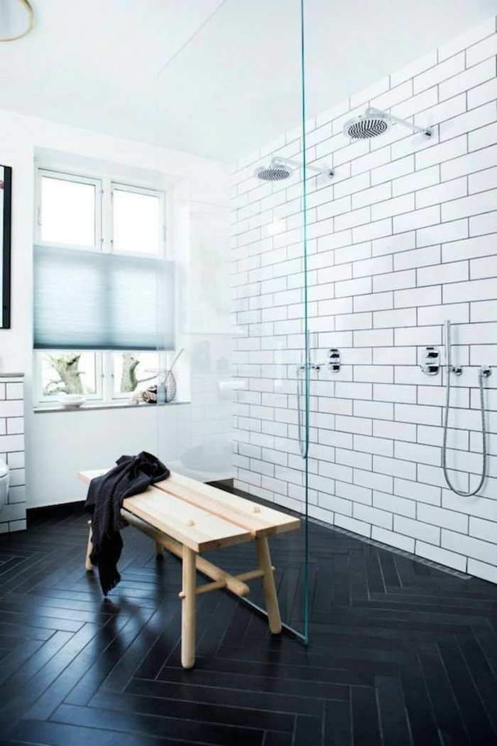 μοντέρνο εσωτερικό σχεδιασμό μπάνιου μπάνιο με καμπίνα ντους