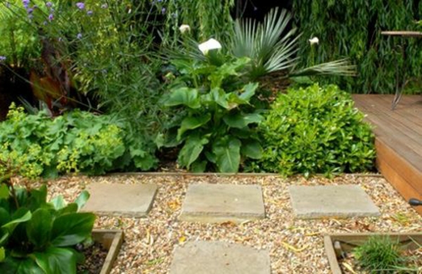 moderní zahrady obrázky žulové kameny