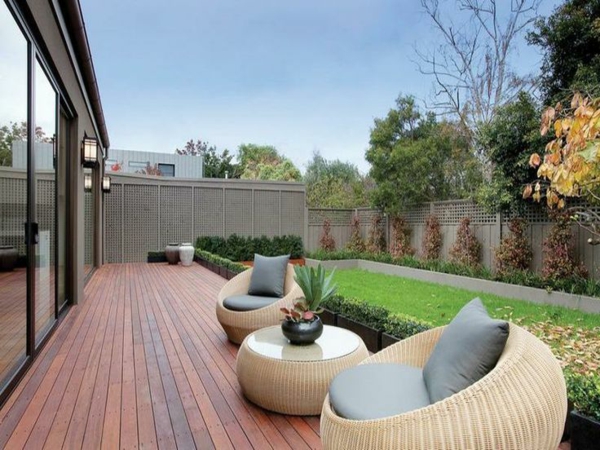 moderní zahradní designové příklady zahradního nábytku