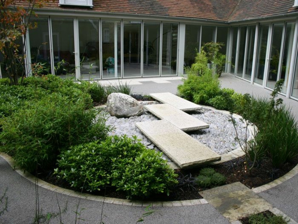 exemples de conception de jardin moderne inspiration
