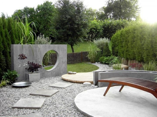 exemples de jardinage moderne sculpture décoration
