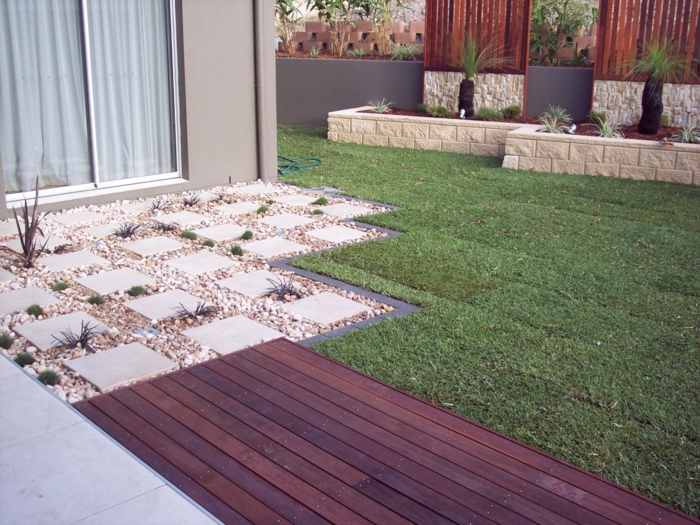 conception de jardin moderne avec des conseils de mode de jardin en pierre conception de jardin avec des idées de jardin de pierres