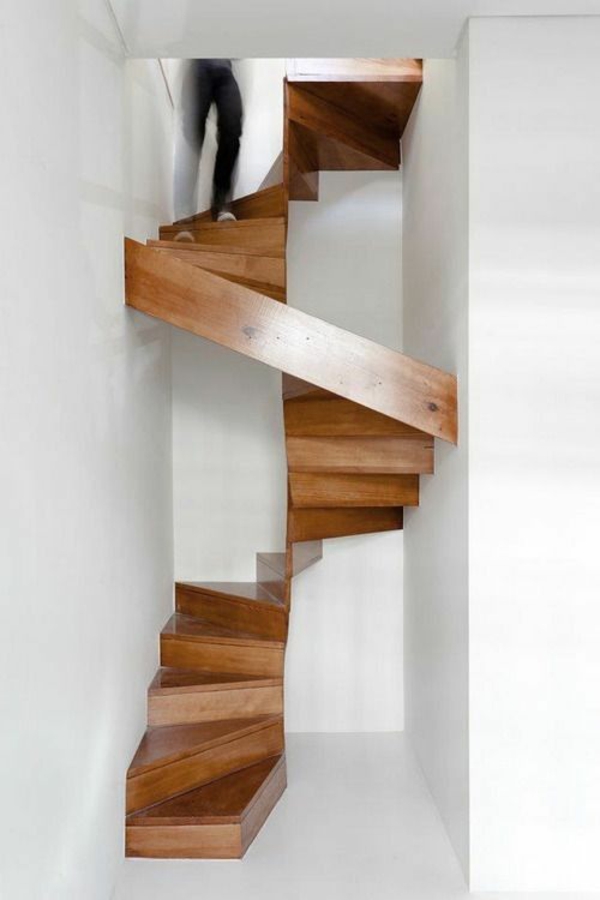 ramme moderne træ trappe