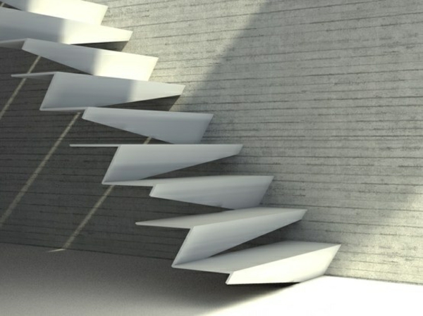 现代楼梯抽象的形状