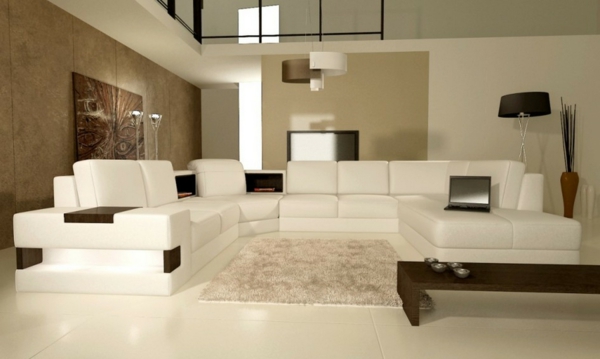 moderne muurkleuren beige woonkamer