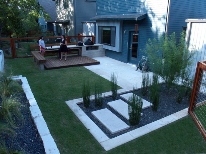 moderne tuin stijlvolle buitenkant ruim