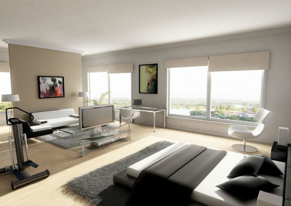 camera moderna pentru tineri decorarea design apartament mic
