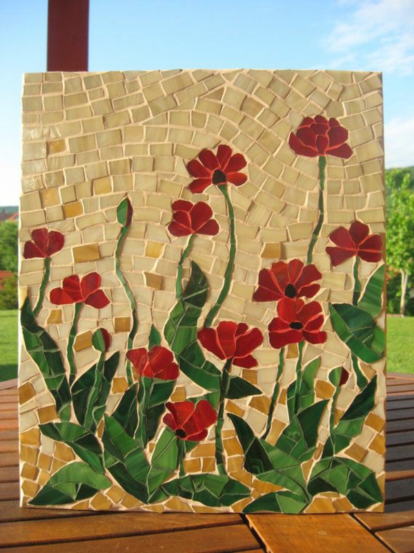мозайка калайджия-ръчен-градина-дизайн-цветче