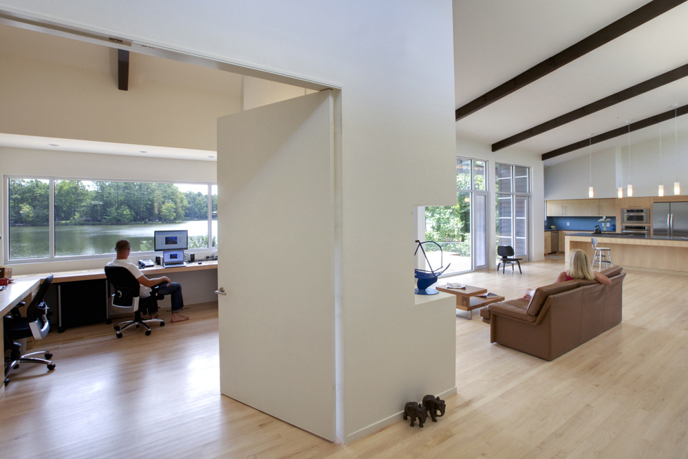 prøve rom minimalistisk design ide stue