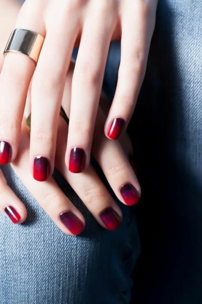 nail design red ombre style red shades lifestyle beauty