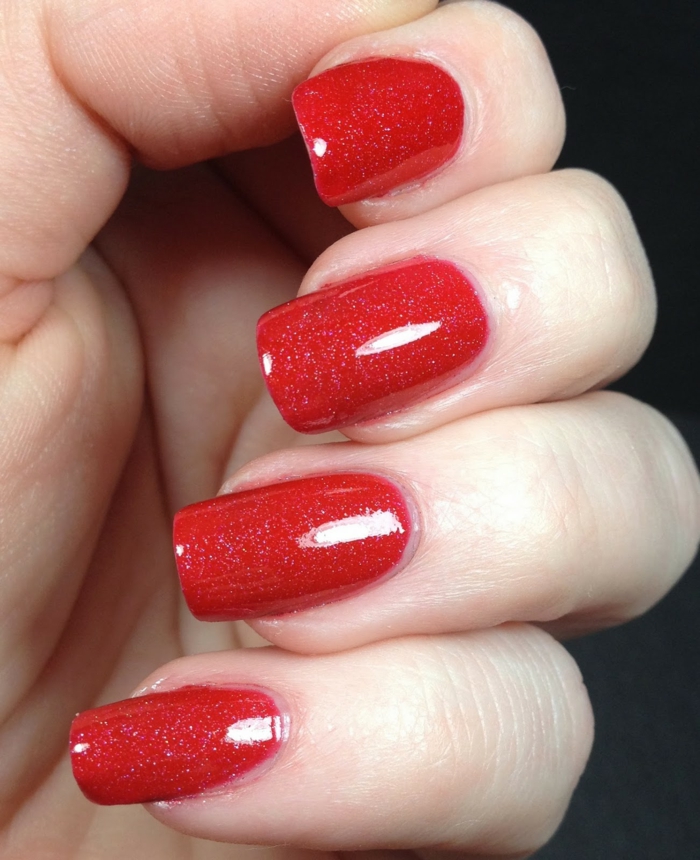 nail design red red nuances cherry beauty