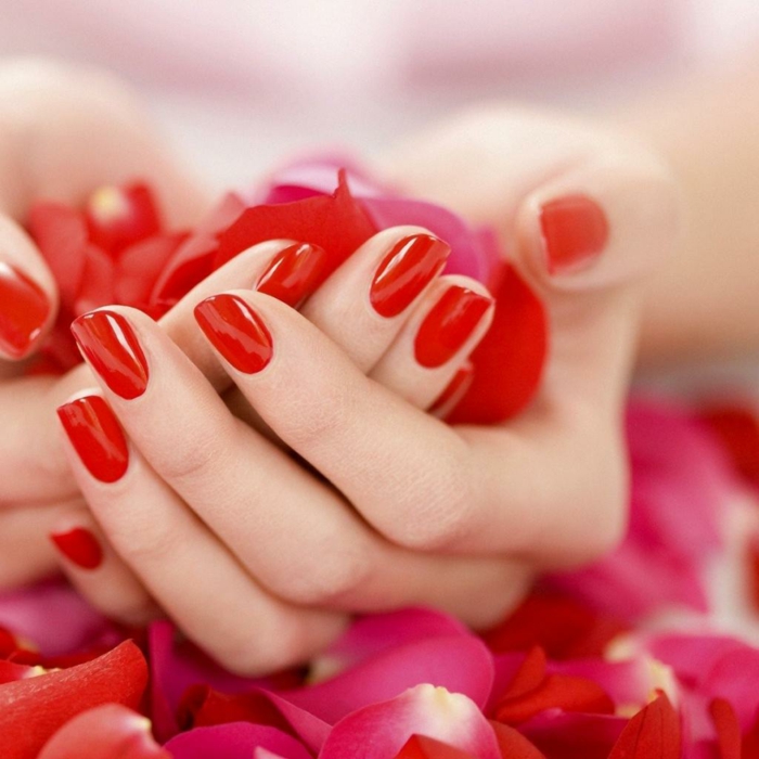 идеи за лак за нокти червени нокти дизайн красота