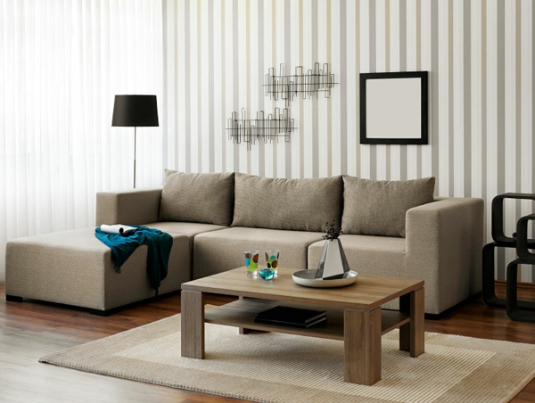 Nordiske stue ideer design sofa lavt bord