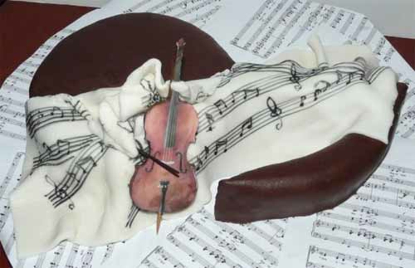 الموسيقى الكعك الكعك الموسيقى ورقة