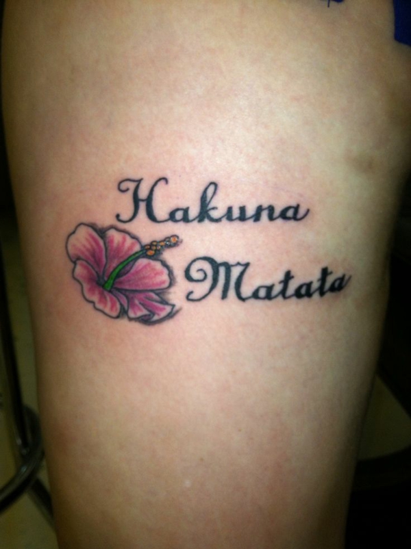 τατουάζ σχέδια μοτίβα hakuna matata