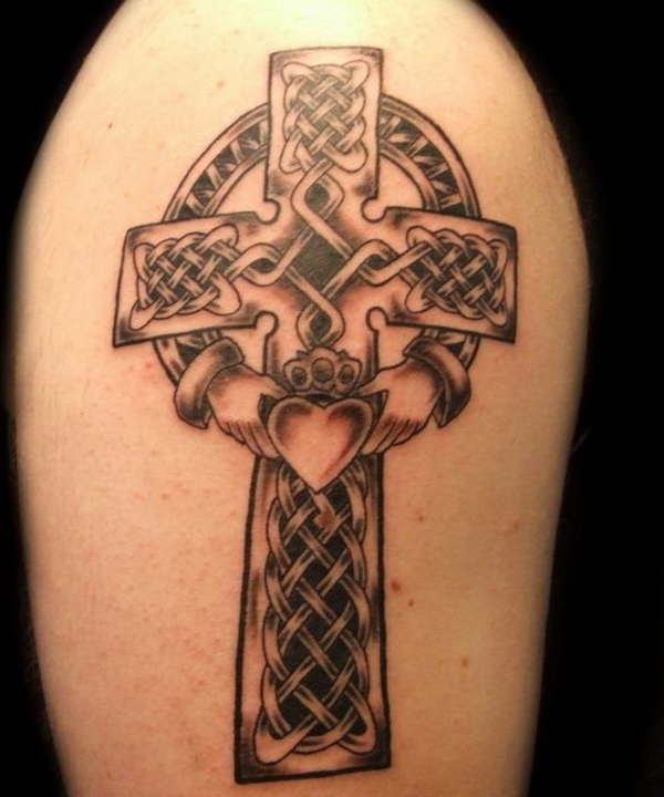 ιδέες τατουάζ μοντέρνο σταυρό μοτίβο