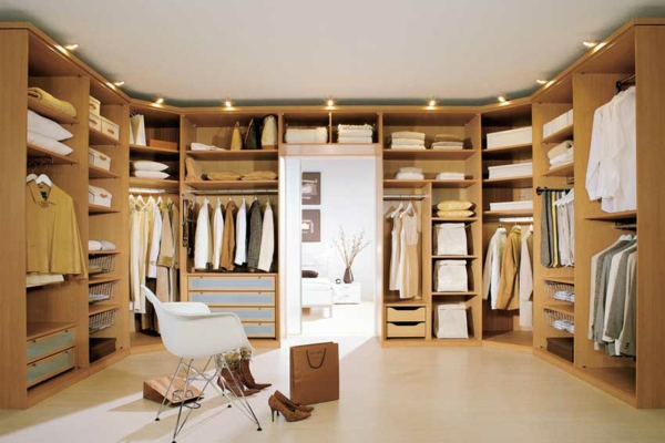 åbent garderobe omklædningsrum plan walk-in garderobe systemer
