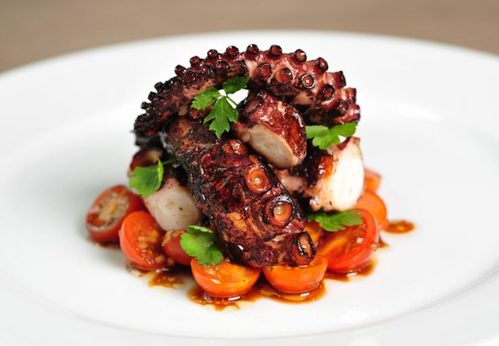 cooking octopus cooking recipes octopus cherry tomatoes
