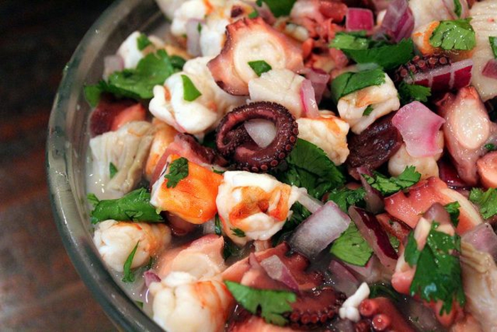 octopus kook recepten octopus salade koken