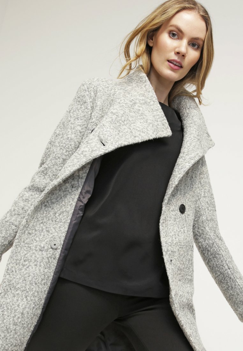 solo abrigo de lana de invierno