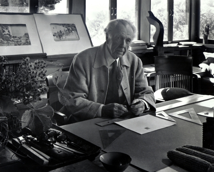 οργανική αρχιτεκτονική Frank Lloyd Wright στο ατελιέ