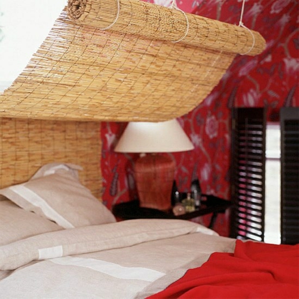 ориенталски дизайн спалня легло