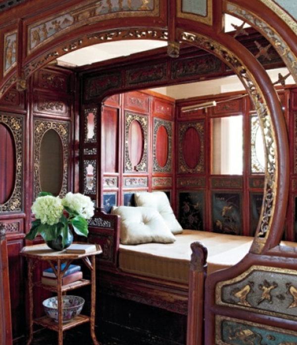 ориенталска спалня китайски мебели