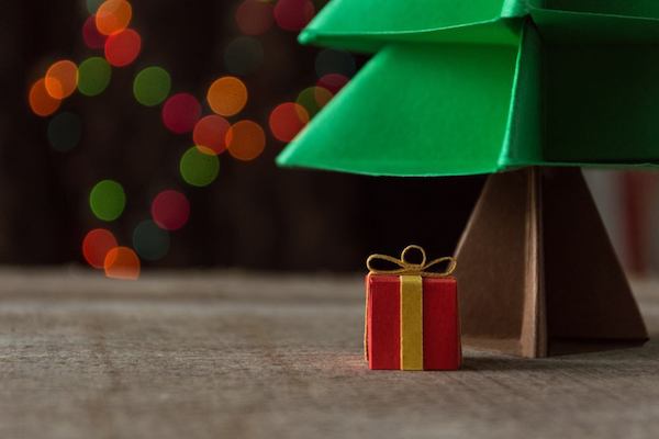 origami kerstidee kerstboom geschenken