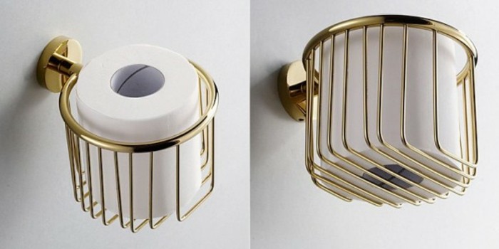suport original pentru hârtie igienică accesorii pentru baie accesorii pentru hârtie igienică aur colorat