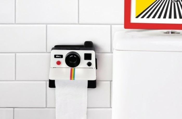 alkuperäinen WC-paperipidike kylpyhuonetarvikkeet Kameran WC-paperipidike
