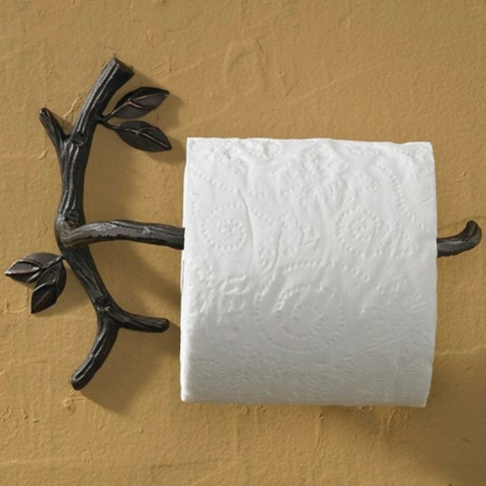 Porte-papier hygiénique original accessoires de salle de bain branche porte-papier toilette