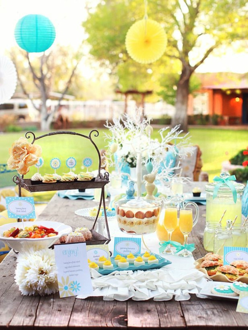 easter decoration table decoration delicious food