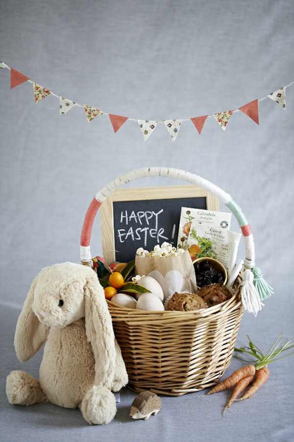 tinker řemeslo nápady Velikonoční velikonoční košík drotár s dětmi
