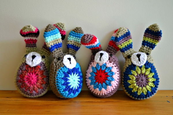 decoración de Pascua crochet hermoso patrón deco-easter easter