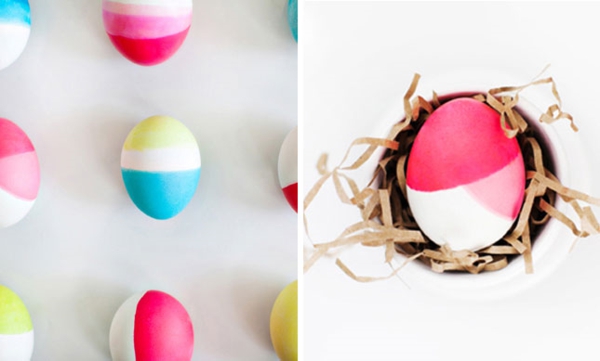 Τα αυγά του Πάσχα είναι γεωμετρικά χρωματισμένα