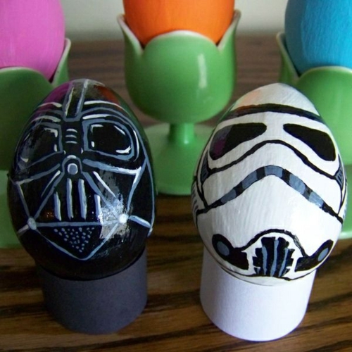 Easter eggs face star wars