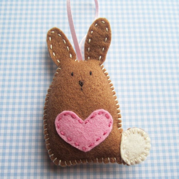 easter bunny tinker easter decor sew tinker with felt bunny hanger